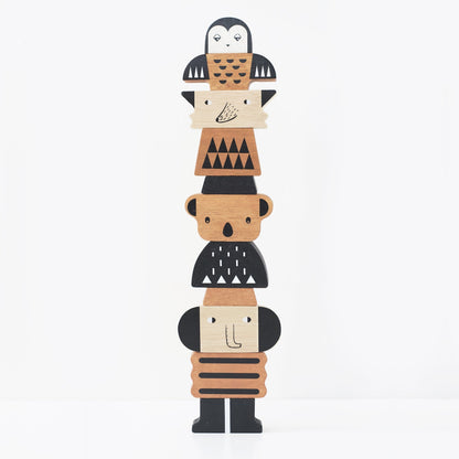 Animal Tower Wooden Toy - Tenth &amp; Pine - Wooden Toys - 