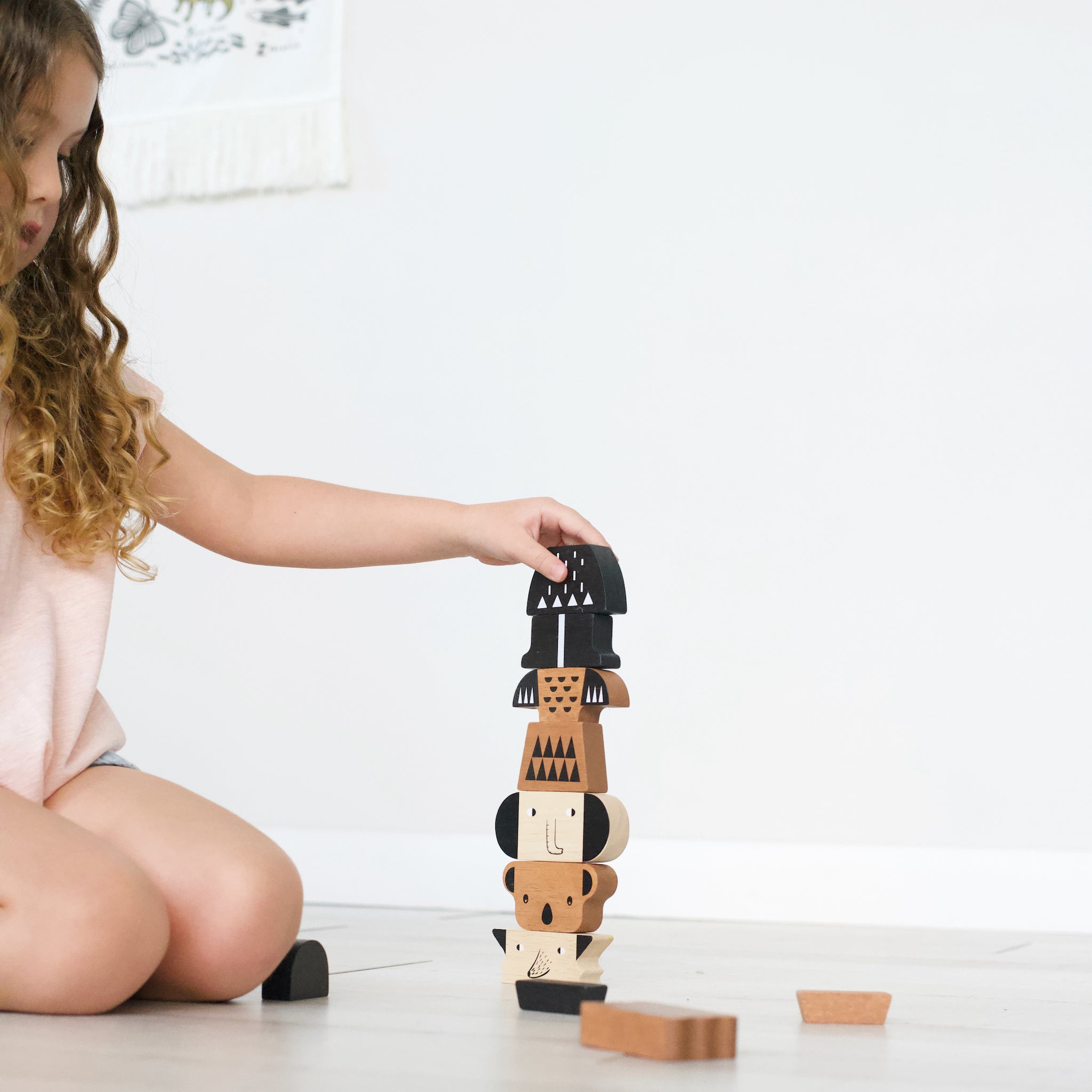 Animal Tower Wooden Toy - Tenth &amp; Pine - Wooden Toys - 