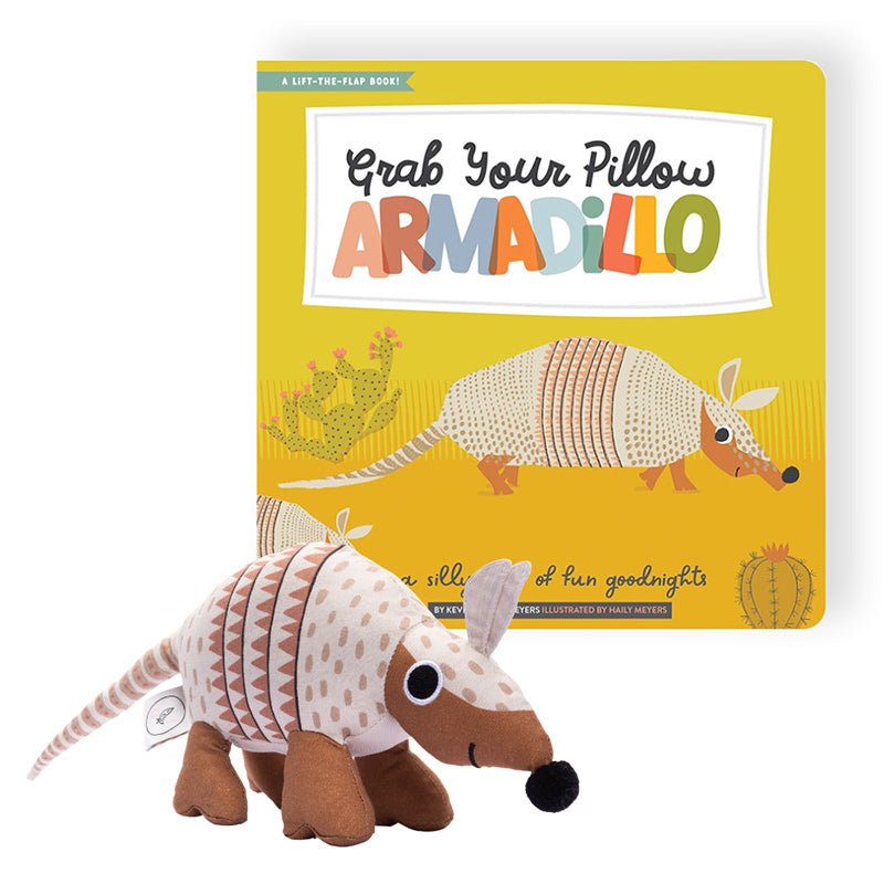 Armadillo Book and Stuffed Animal Set - Tenth & Pine -