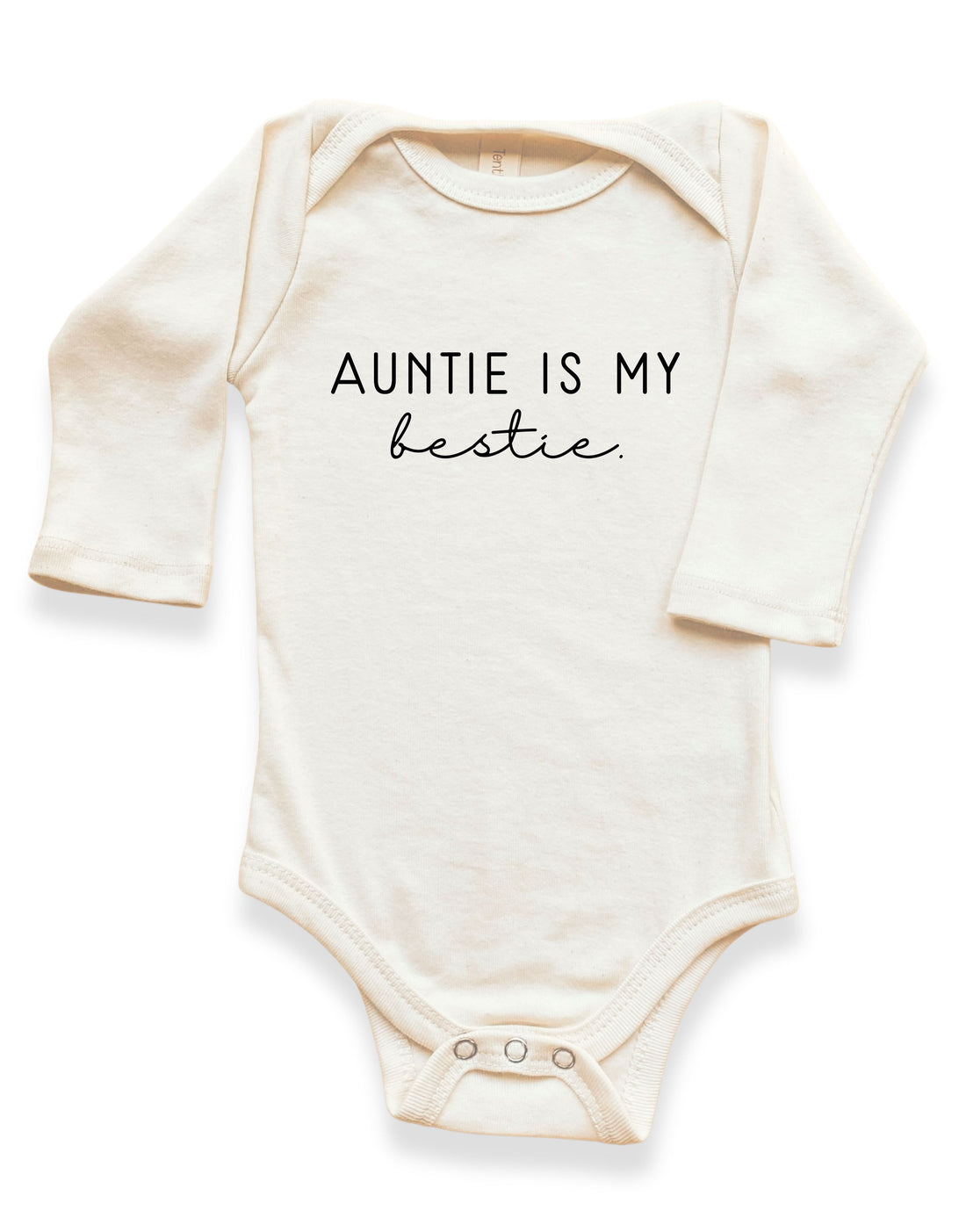 organic cotton Baby onesie with &