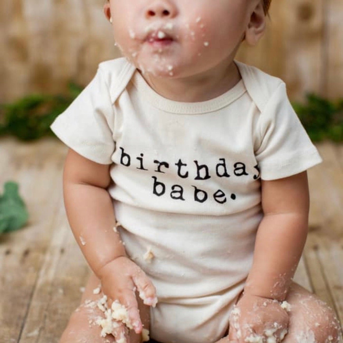 Baby birthday babe. Organic Cotton Bodysuit - Tenth & Pine - Bodysuits - 0 - 3 M