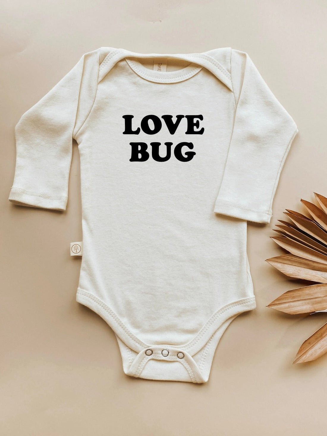 Baby Love Bug Long - Sleeve Organic Cotton Bodysuit - Tenth &amp; Pine - Bodysuits - Black - 0 - 3 M