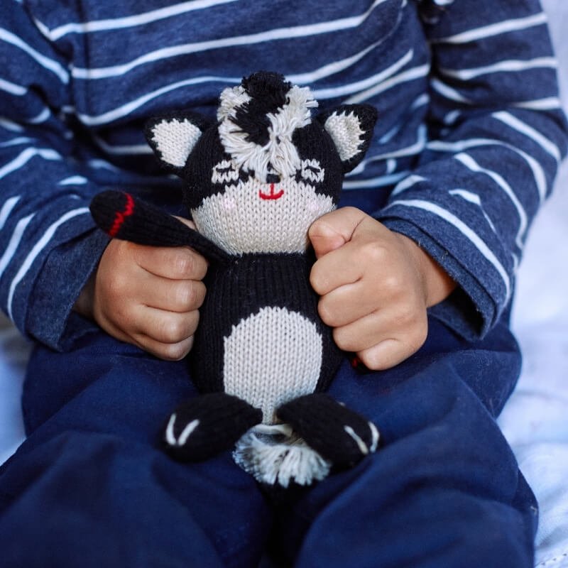 Baby Skunk - Tenth & Pine - Baby Knit Doll - 