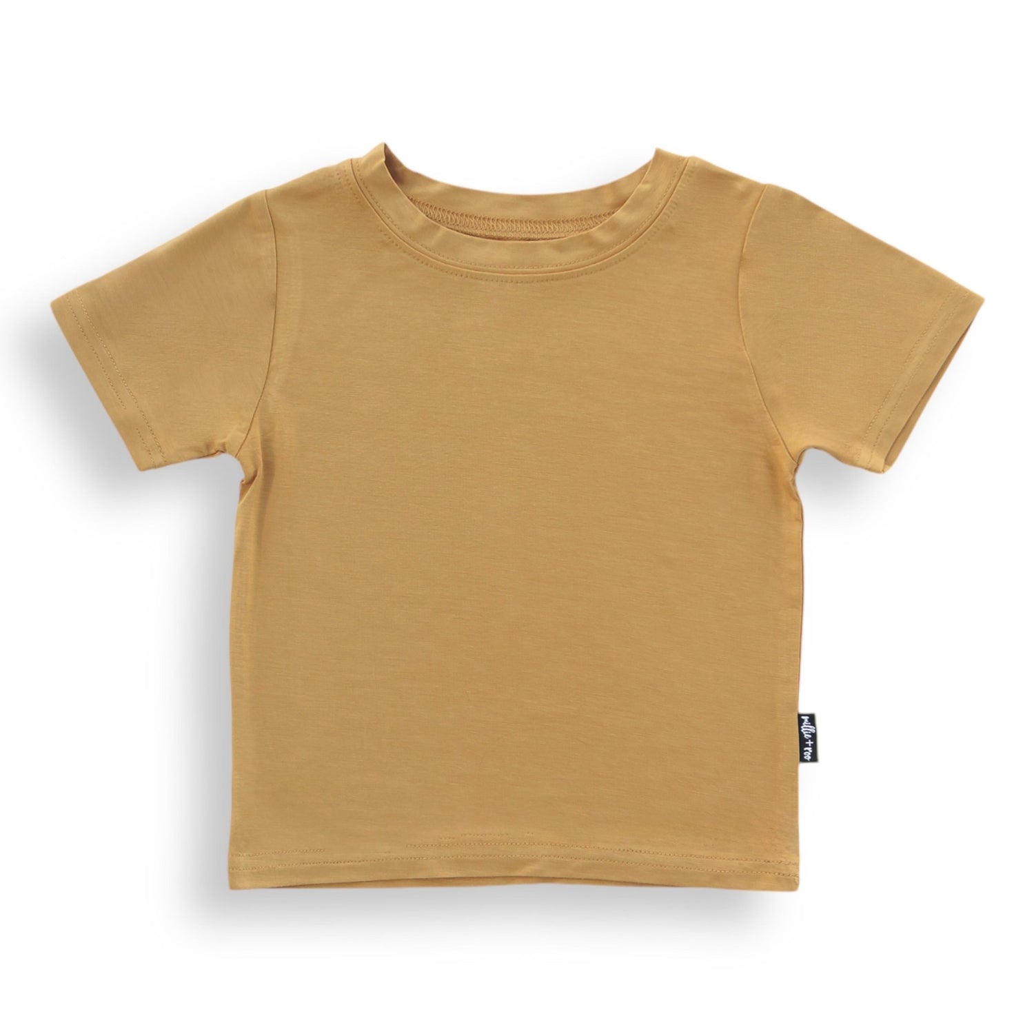 BAMBOO BASIC TEE - Honey Mustard - Tenth &amp; Pine - basic tee - 0/6m