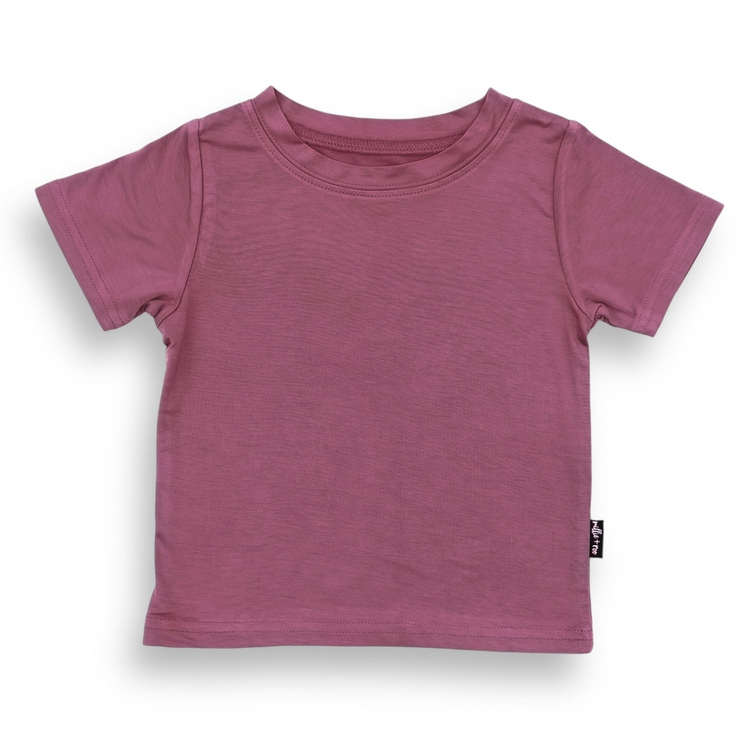 BAMBOO BASIC TEE - Mauve - Tenth &amp; Pine - basic tee - 0/6m