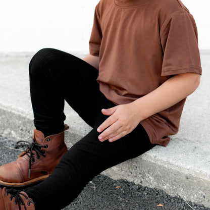 BAMBOO BASIC TEE - Sienna - Tenth &amp; Pine - basic tee - 0/6m