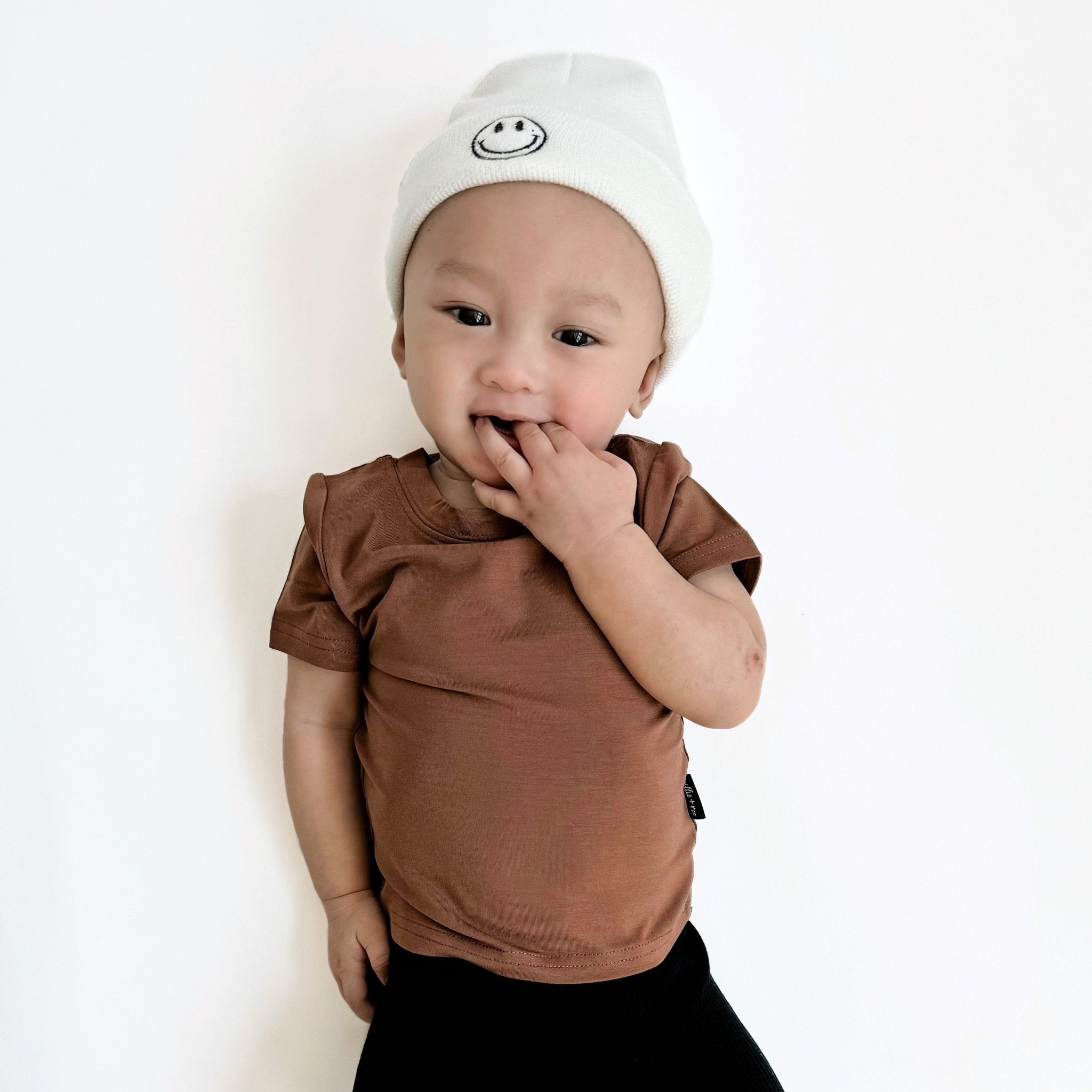 BAMBOO BASIC TEE - Sienna - Tenth &amp; Pine - basic tee - 0/6m