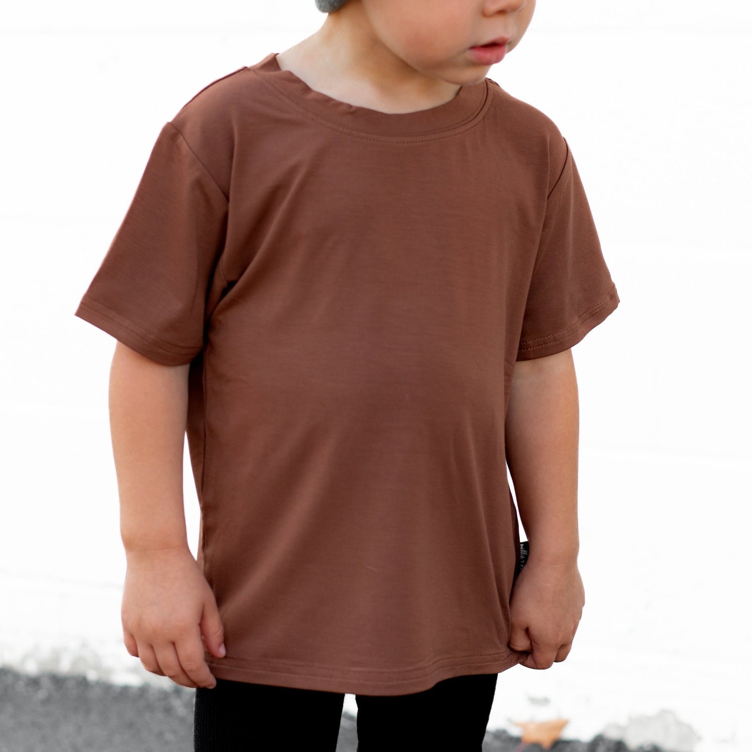 BAMBOO BASIC TEE - Sienna - Tenth &amp; Pine - basic tee - 0/6m