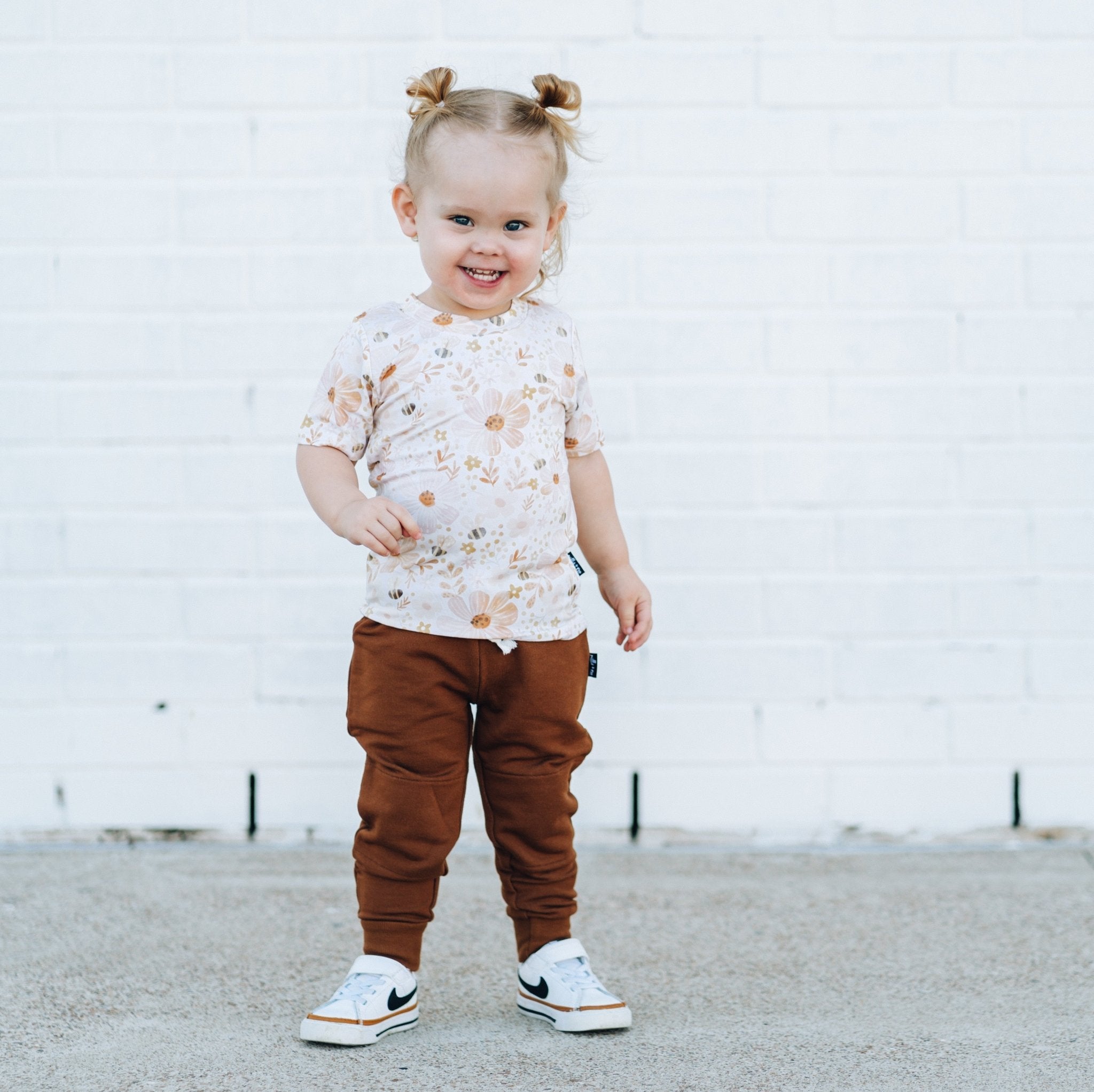 BAMBOO BASIC TEE - Spring Bee - Tenth &amp; Pine - basic tee - 0/6m