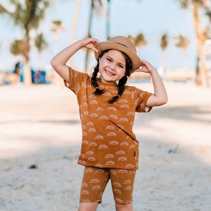 BAMBOO BASIC TEE - Sunny Days - Tenth &amp; Pine - basic tee - 0/6m