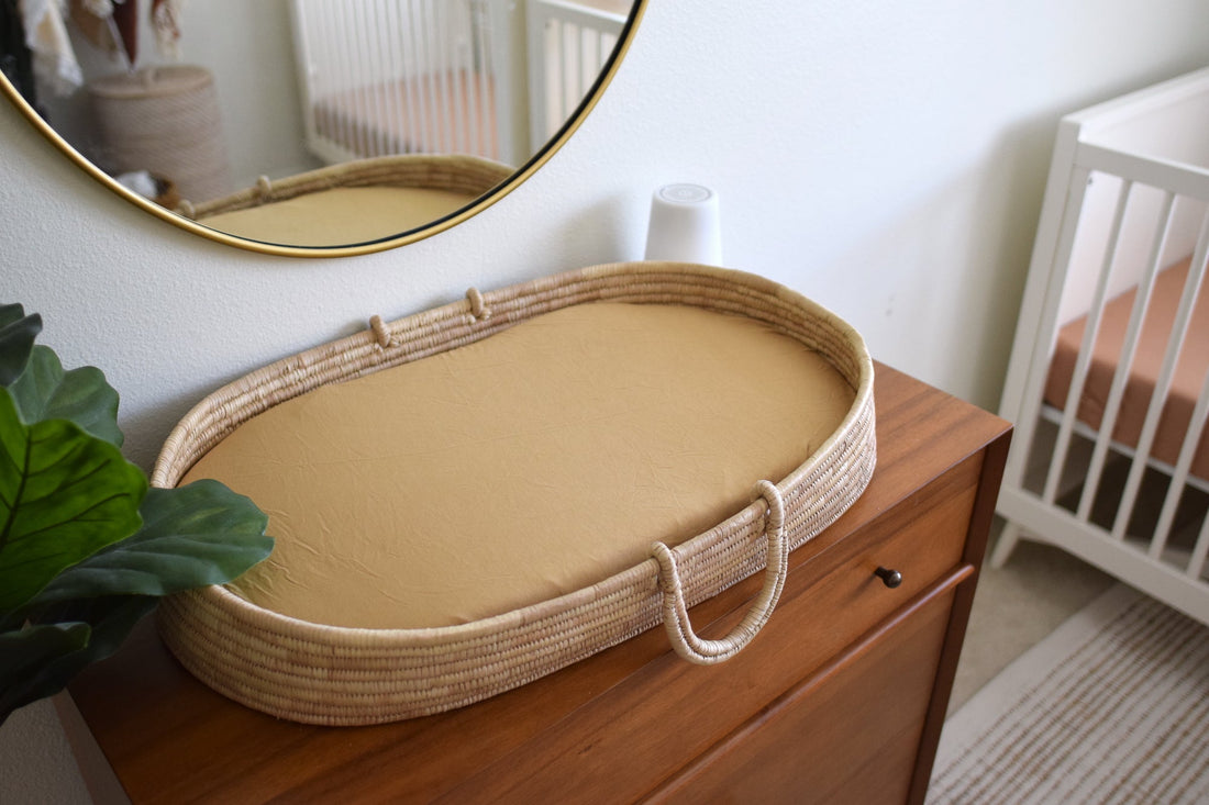 Bamboo Cover | Bassinet Sheet - Goldenrod - Tenth &amp; Pine - Bamboo Cover