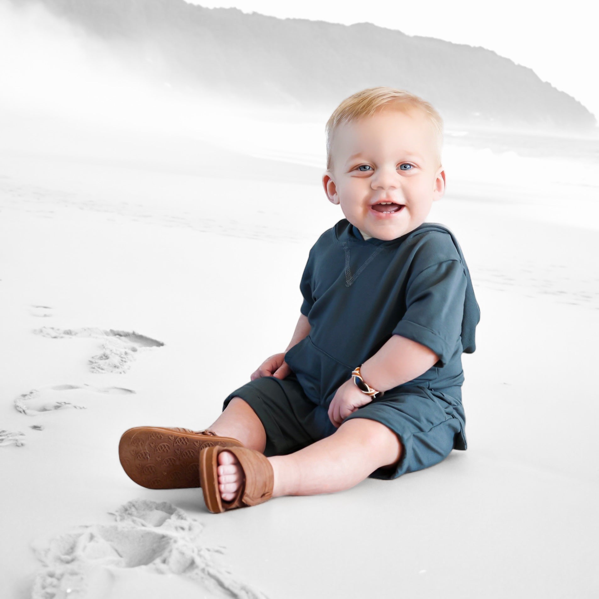 BAMBOO HAREM SHORTS - MALIBU - Tenth &amp; Pine - 3 - 6M