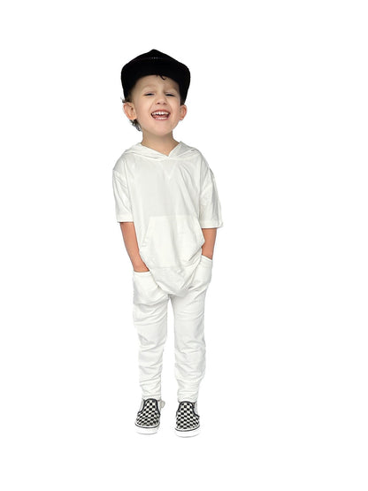 BAMBOO JOGGERS - COCONUT - Tenth & Pine - 3 - 6M