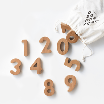 Bamboo Numbers Wooden Toy - Tenth &amp; Pine - Wooden Toys - 