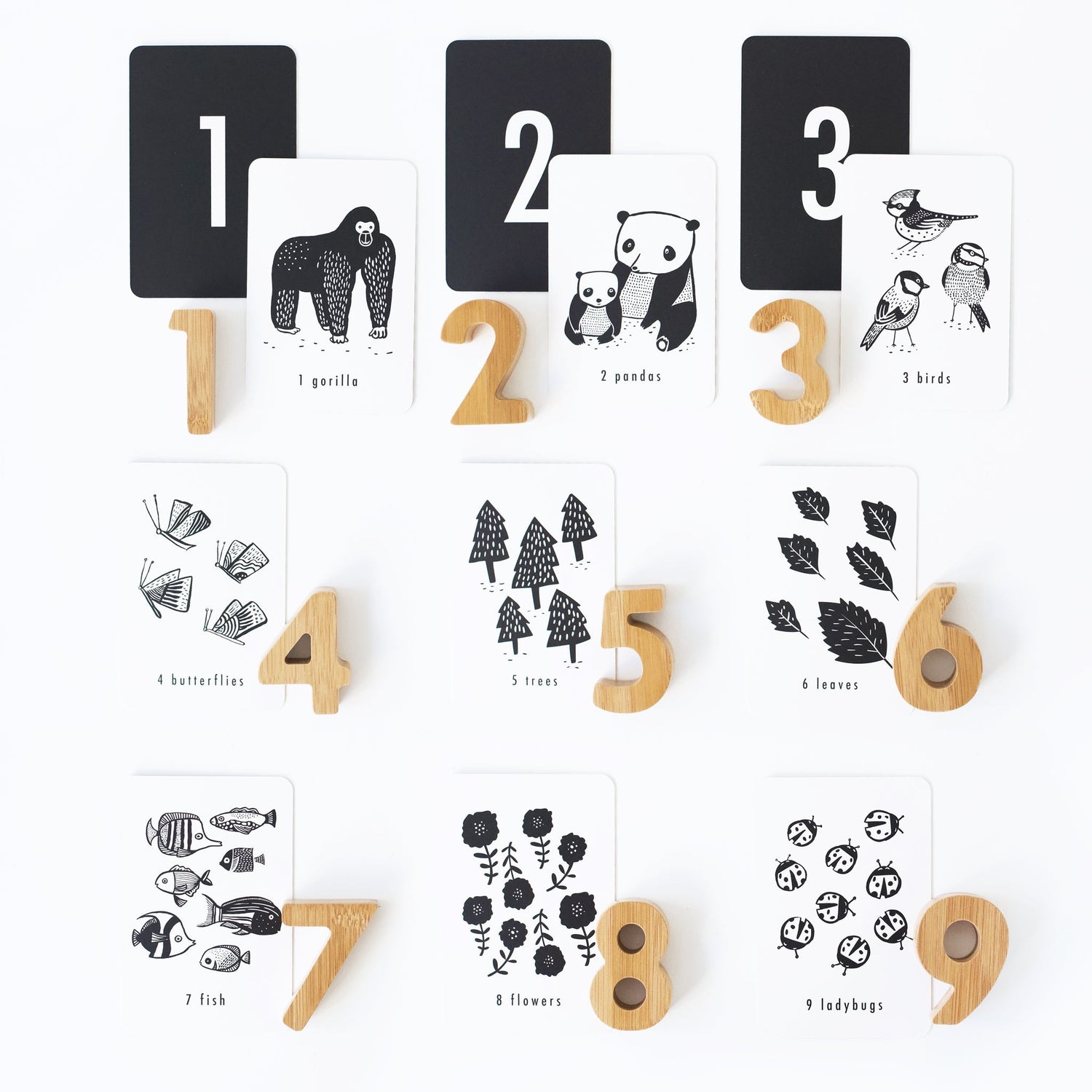 Bamboo Numbers Wooden Toy - Tenth &amp; Pine - Wooden Toys - 