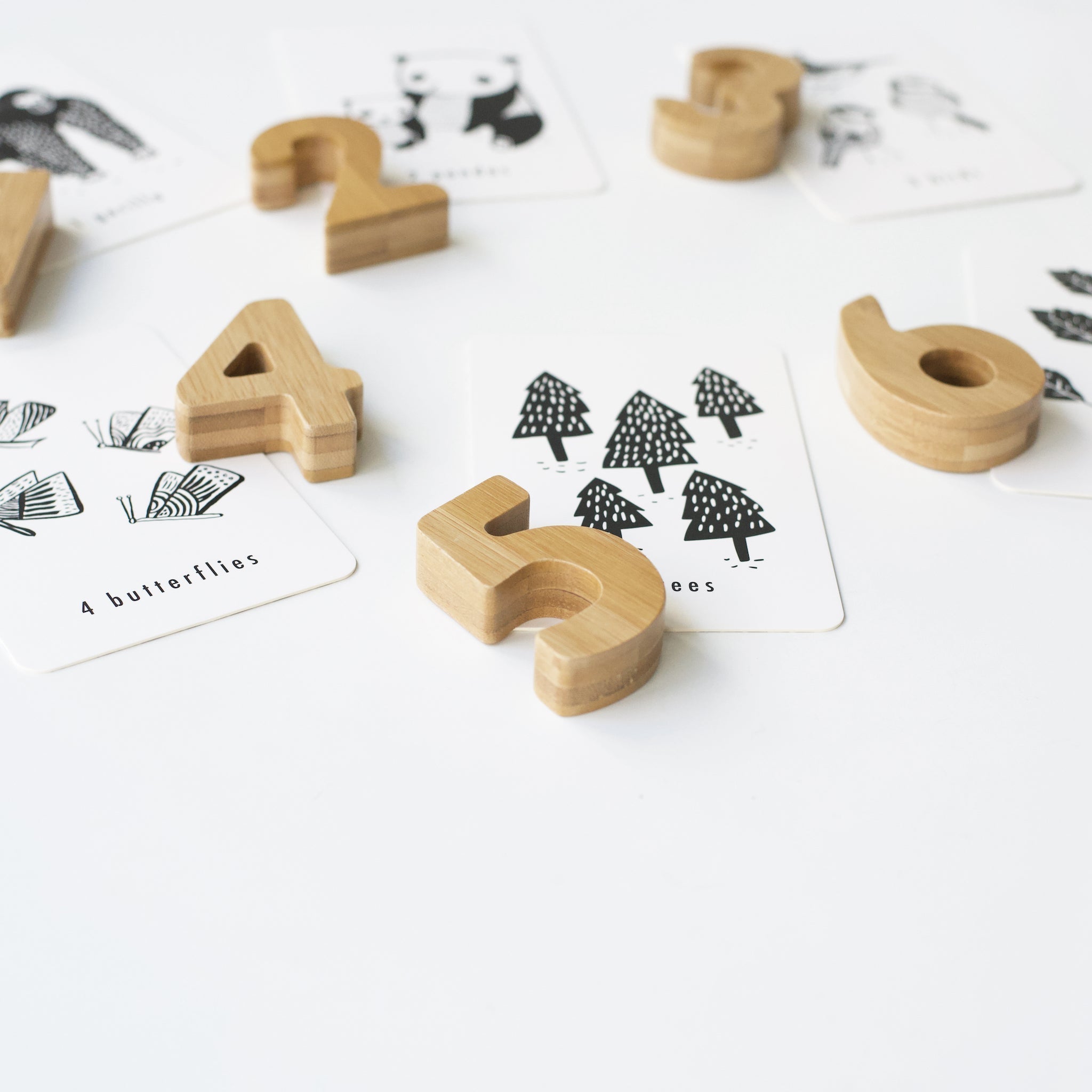 Bamboo Numbers Wooden Toy - Tenth &amp; Pine - Wooden Toys - 