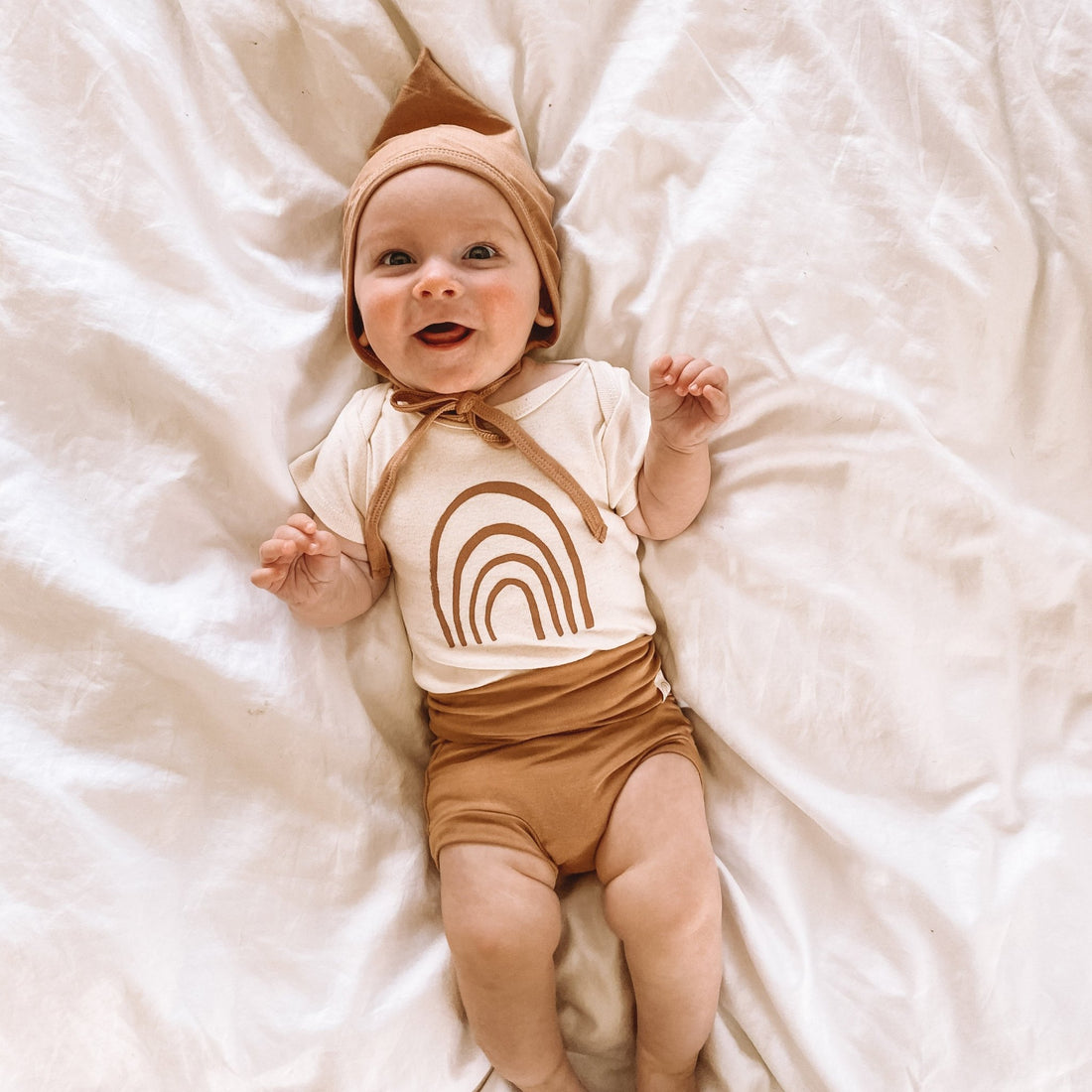 Bamboo Pixie Bonnet - Clay - Tenth &amp; Pine - Pixie Bonnet