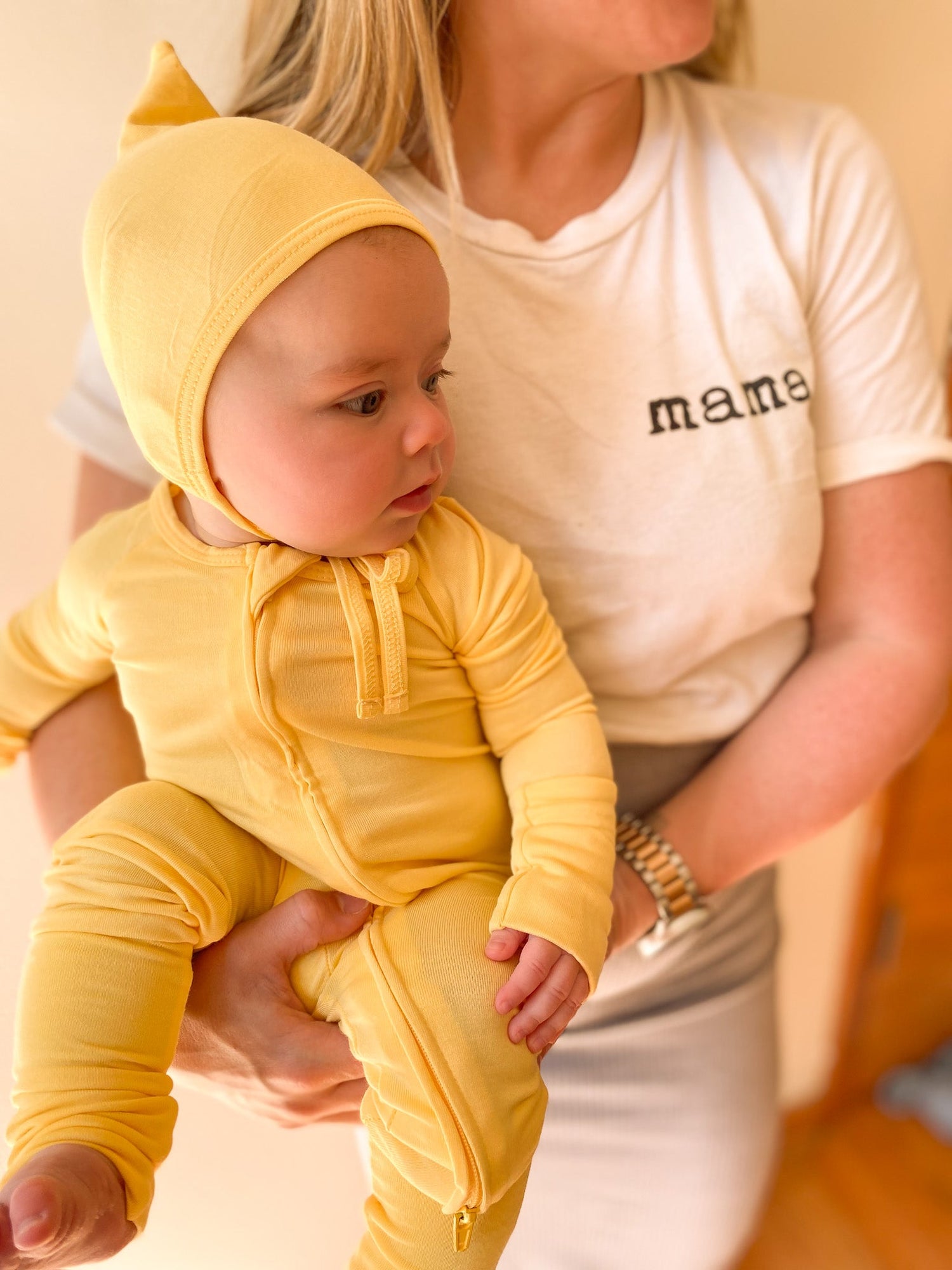 Bamboo Pixie Bonnet - Lemon - Tenth &amp; Pine - Pixie Bonnet