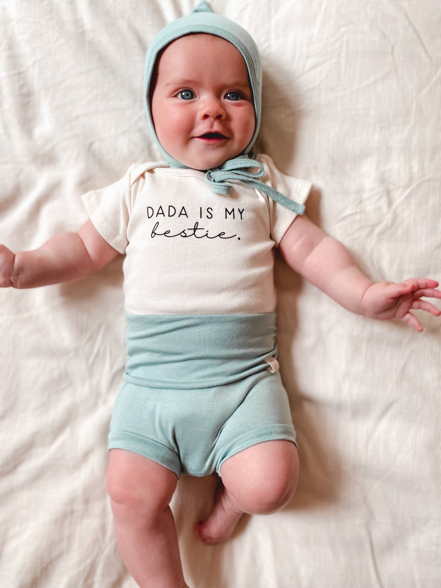 Bamboo Pixie Bonnet - Seafoam - Tenth & Pine - Pixie Bonnet - 0 - 6M