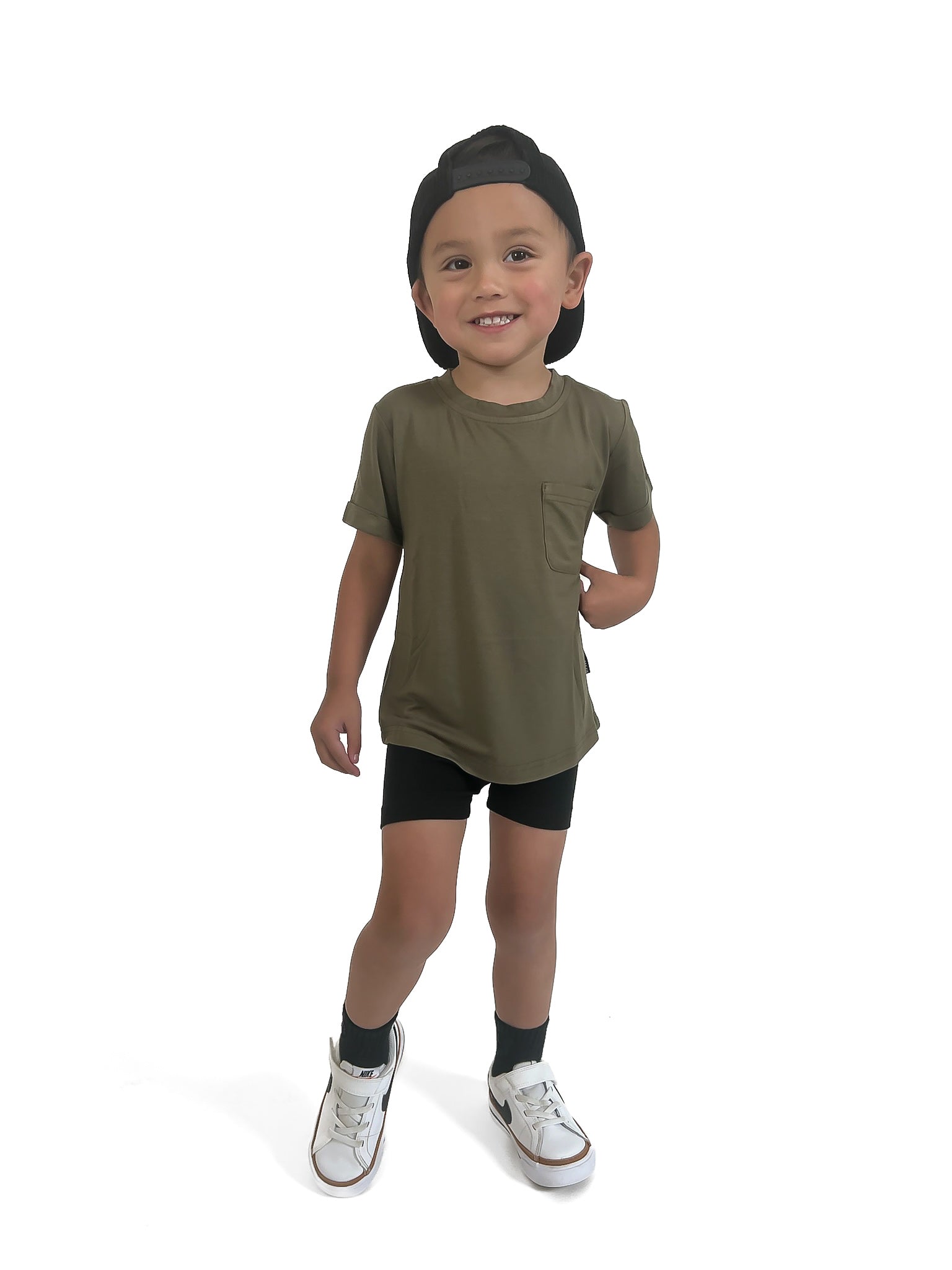 BAMBOO POCKET TEE - PINE - Tenth &amp; Pine - 3 - 6M