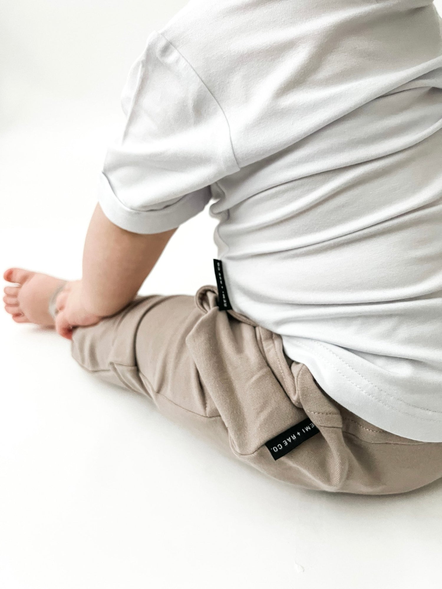 BAMBOO POCKET TEE - WHITE - Tenth &amp; Pine - 3 - 6M
