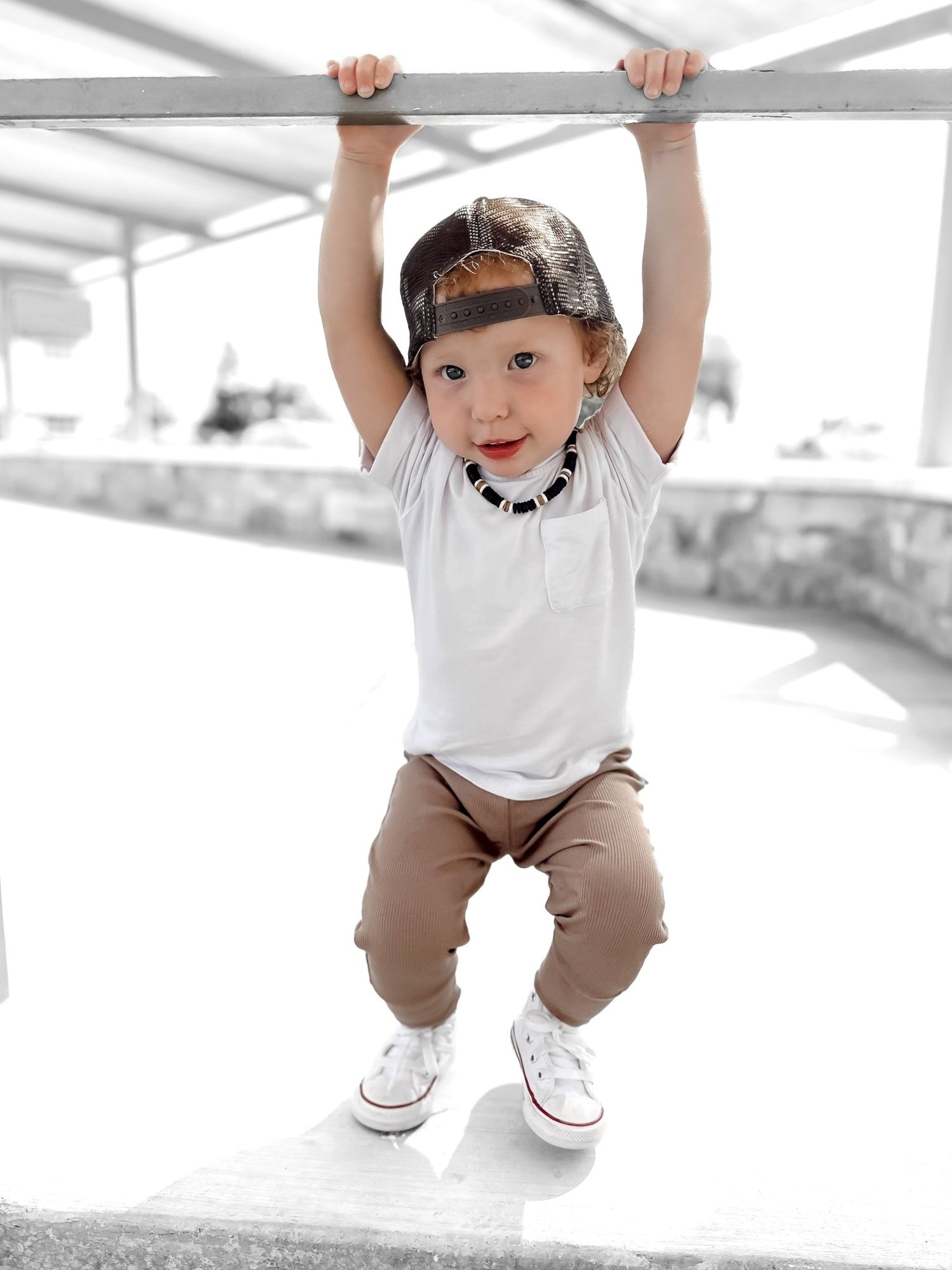 BAMBOO POCKET TEE - WHITE - Tenth &amp; Pine - 3 - 6M