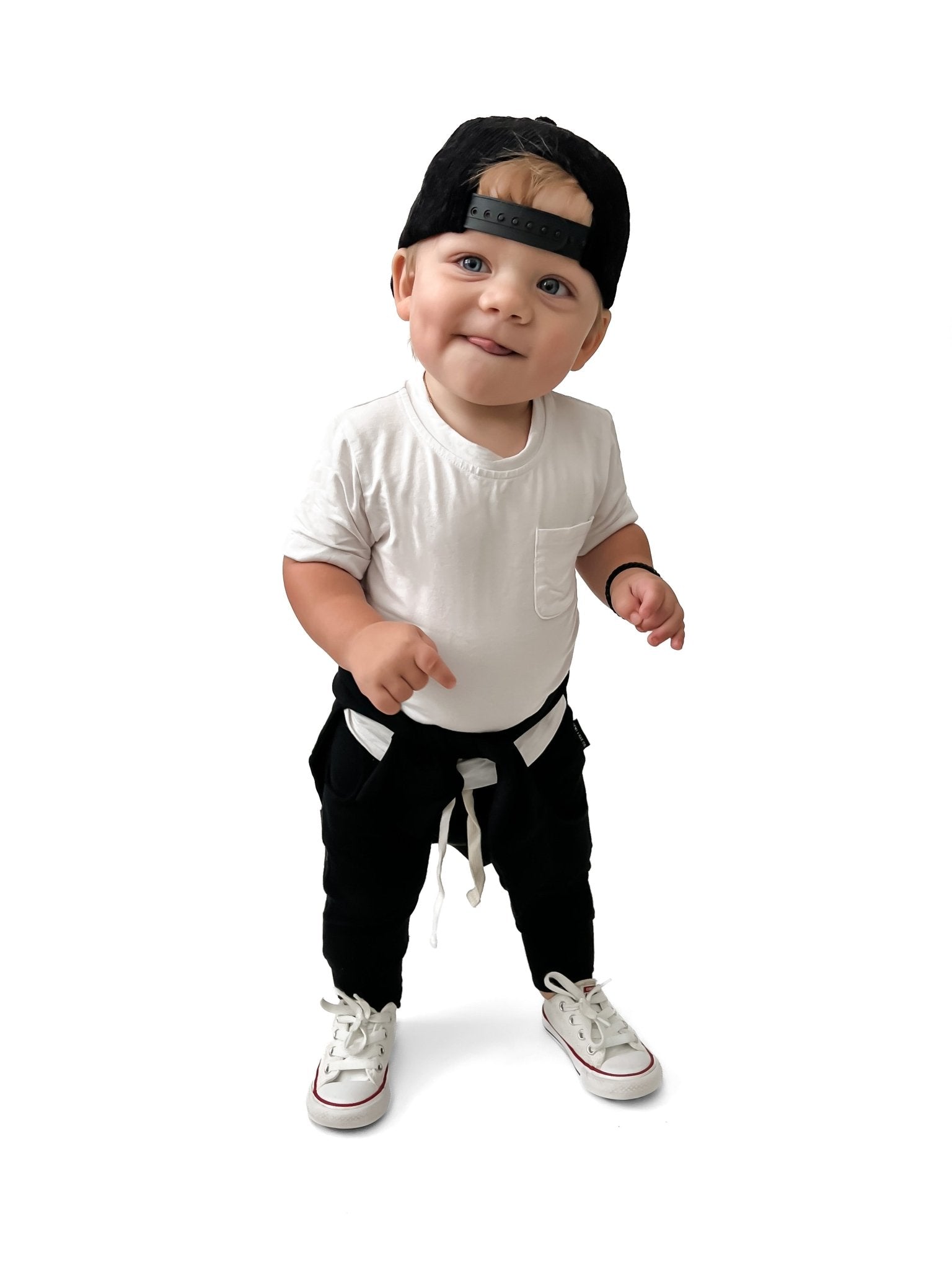 BAMBOO POCKET TEE - WHITE - Tenth &amp; Pine - 3 - 6M
