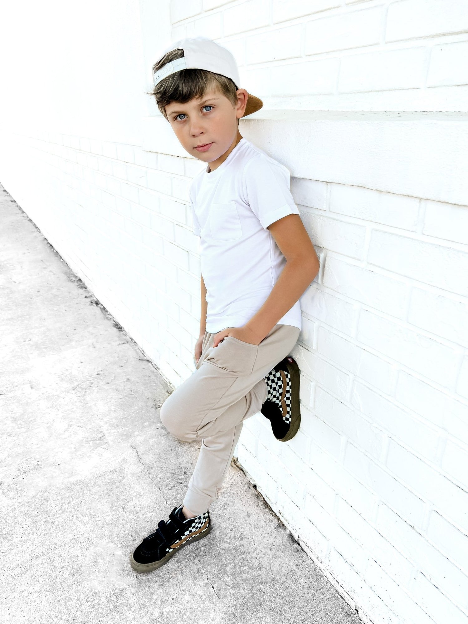 BAMBOO POCKET TEE - WHITE - Tenth &amp; Pine - 3 - 6M