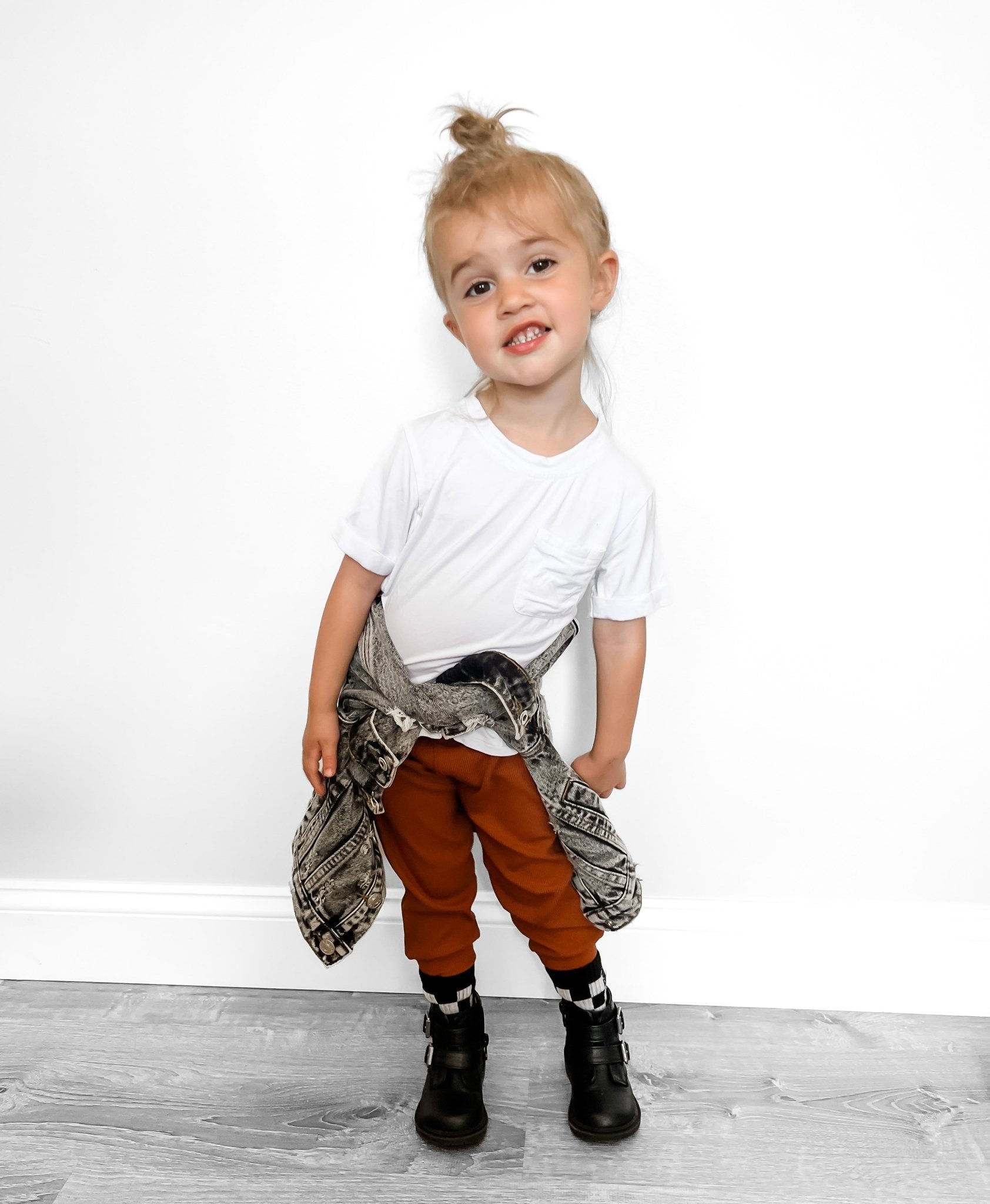 BAMBOO POCKET TEE - WHITE - Tenth &amp; Pine - 3 - 6M