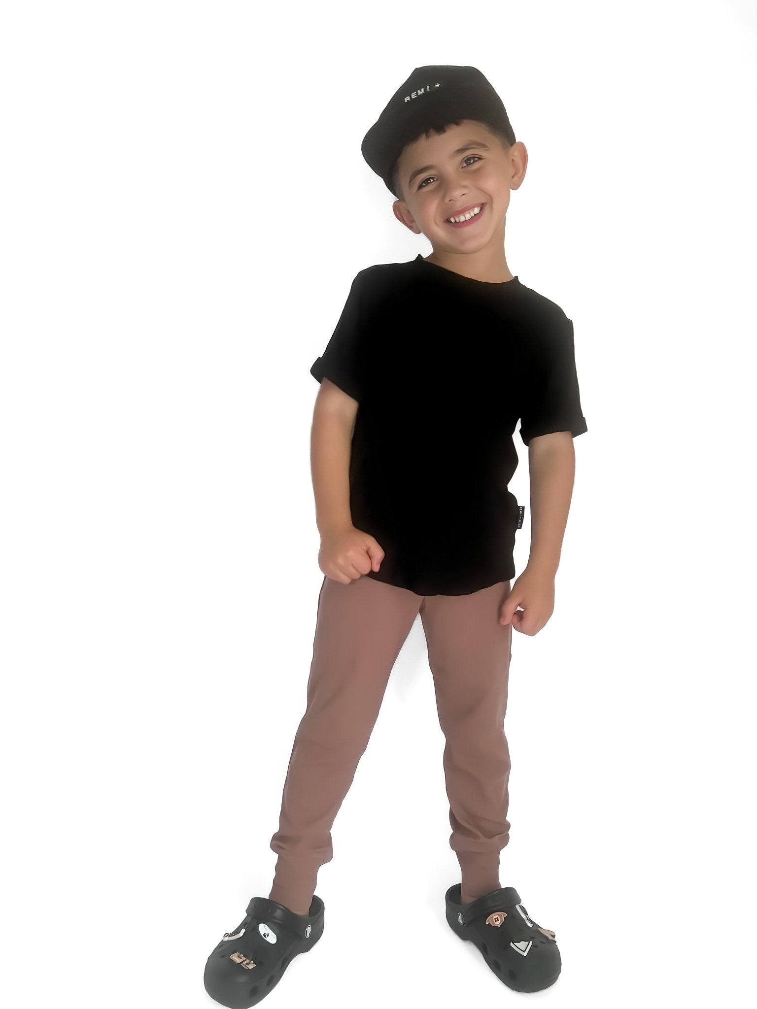 BAMBOO RIBBED LEGGINGS - MOCHA - Tenth &amp; Pine - PANTS - 3 - 6M