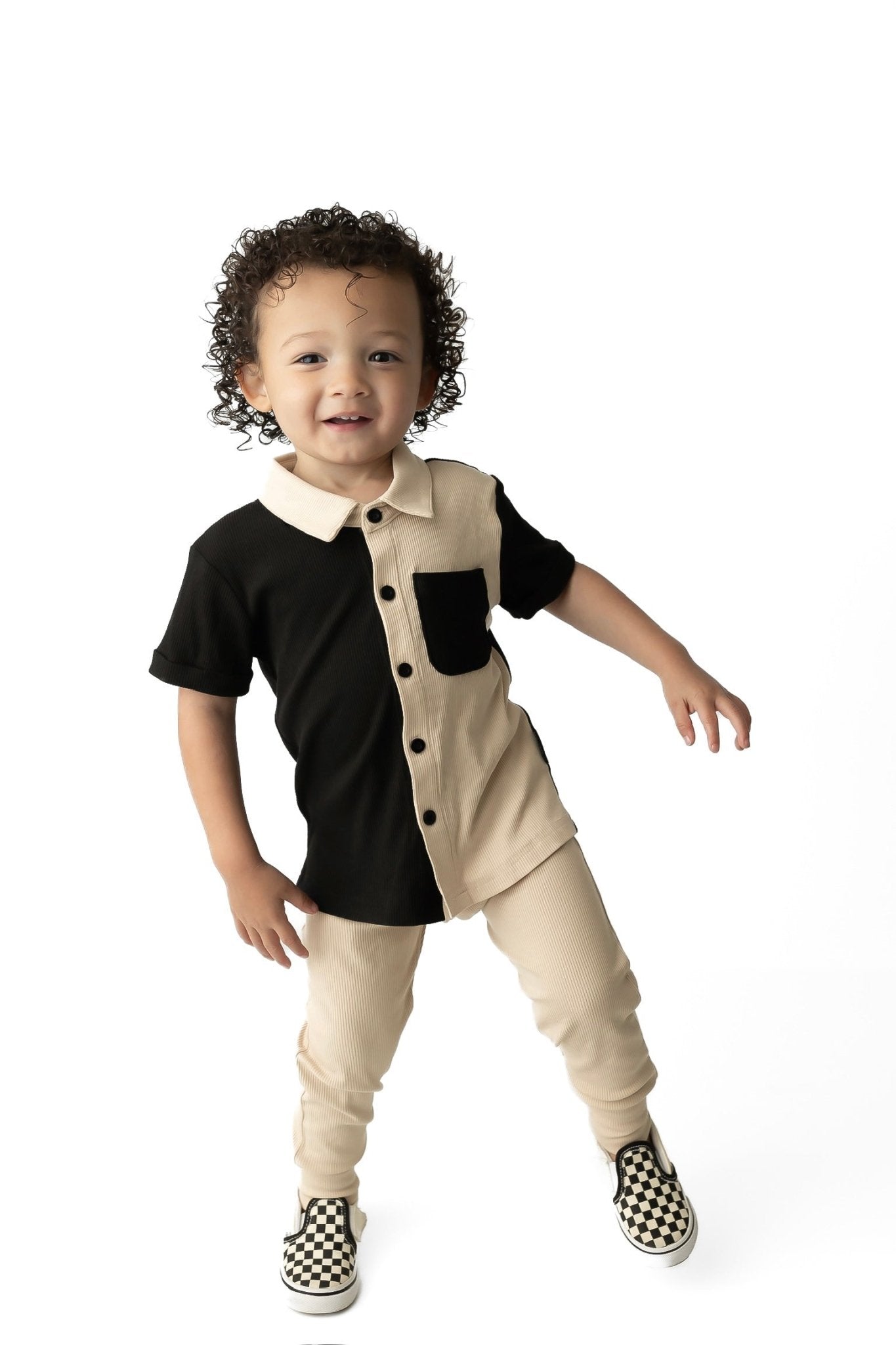 BAMBOO RIBBED LEGGINGS - SAND - Tenth &amp; Pine - 3 - 6M