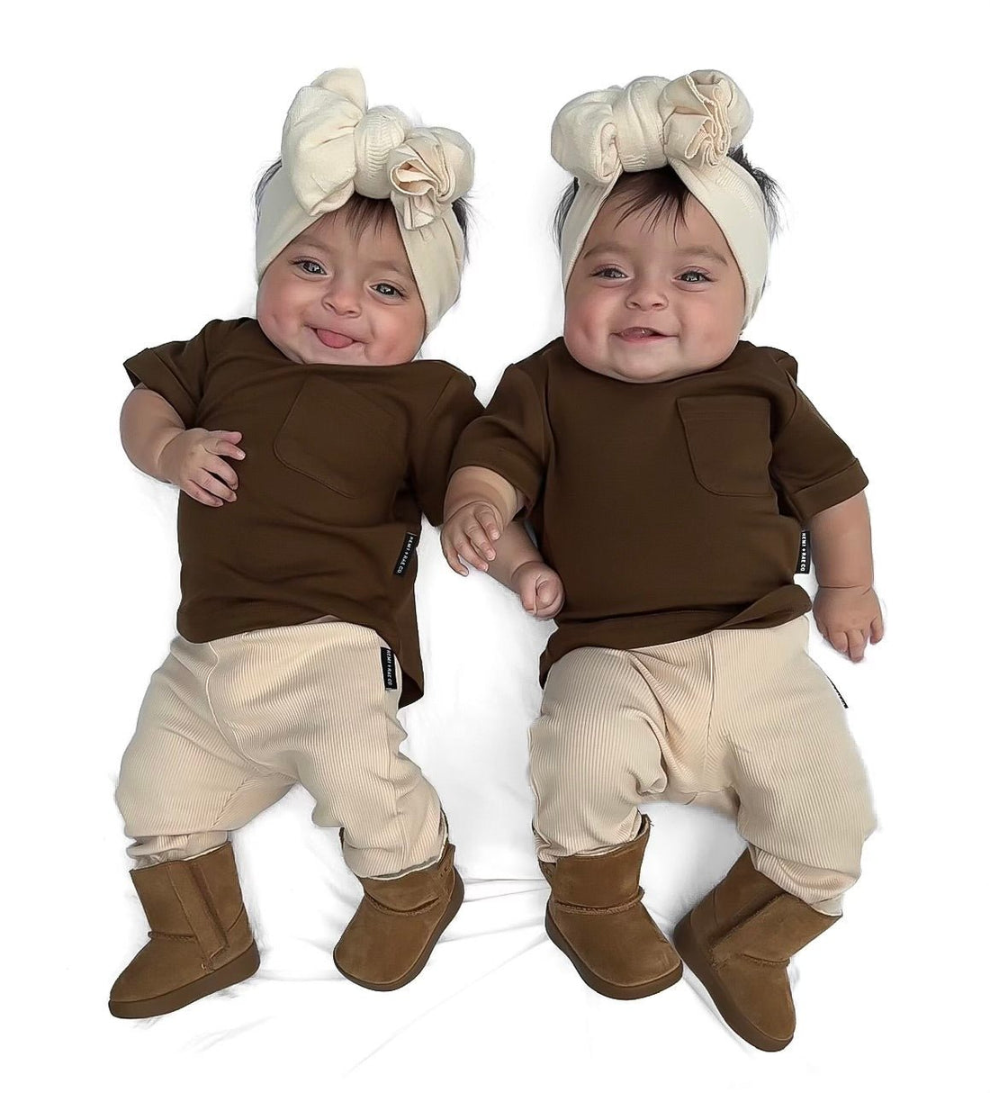 BAMBOO RIBBED LEGGINGS - SAND - Tenth &amp; Pine - 3 - 6M