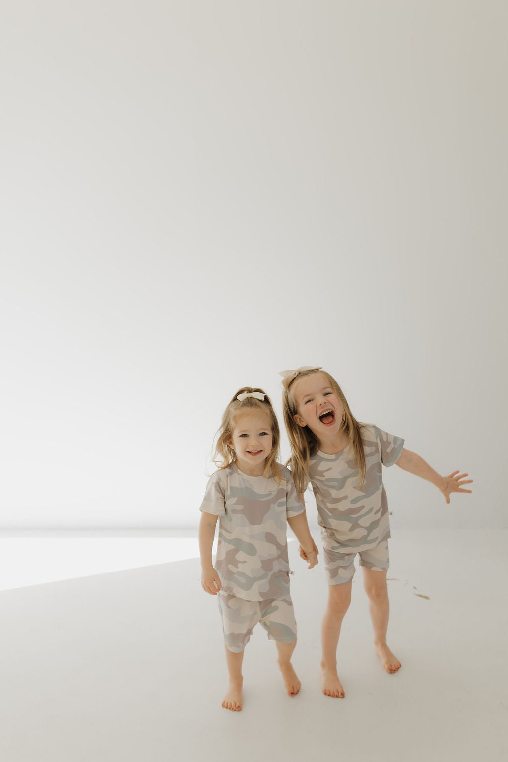 Bamboo Short Set | Camo - Tenth &amp; Pine - Short Set - 0 - 3 Months - forever french baby