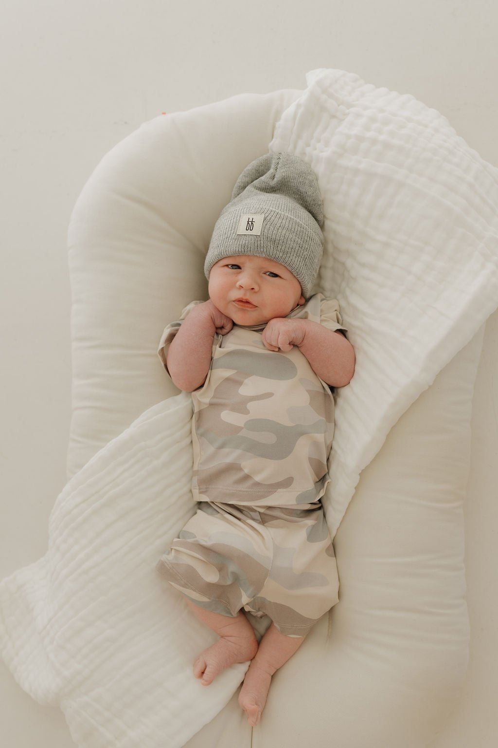 Bamboo Short Set | Camo - Tenth & Pine - Short Set - 0 - 3 Months - forever french baby