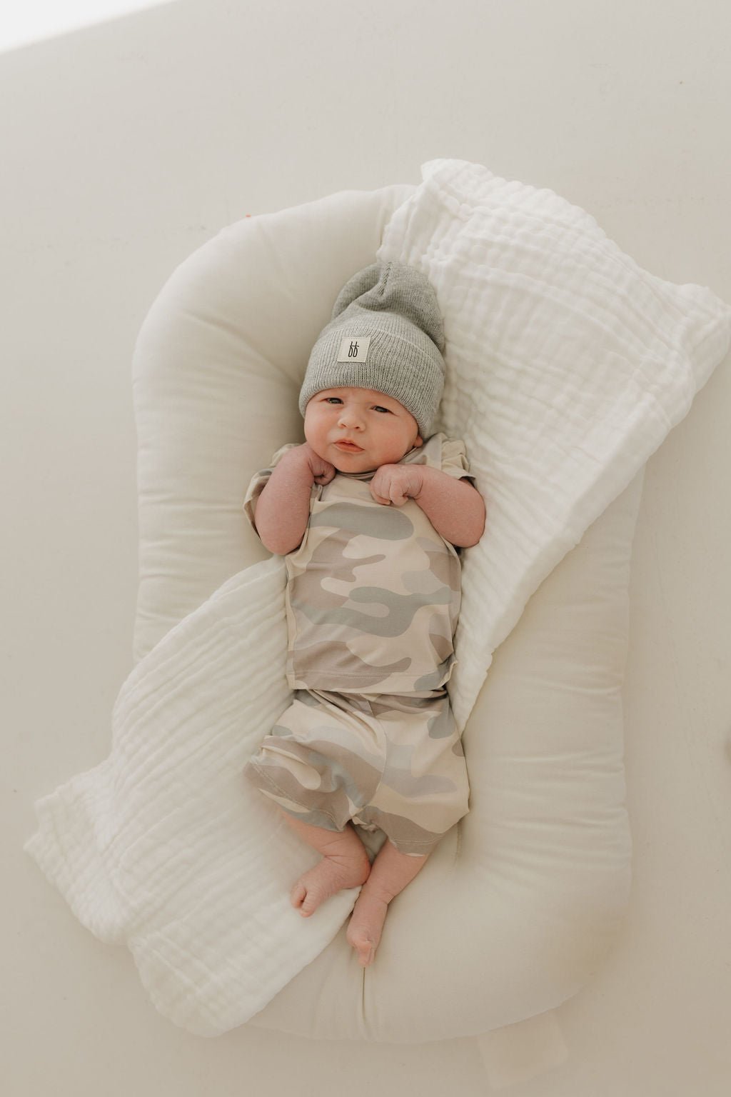 Bamboo Short Set | Camo - Tenth & Pine - Short Set - 0 - 3 Months - forever french baby