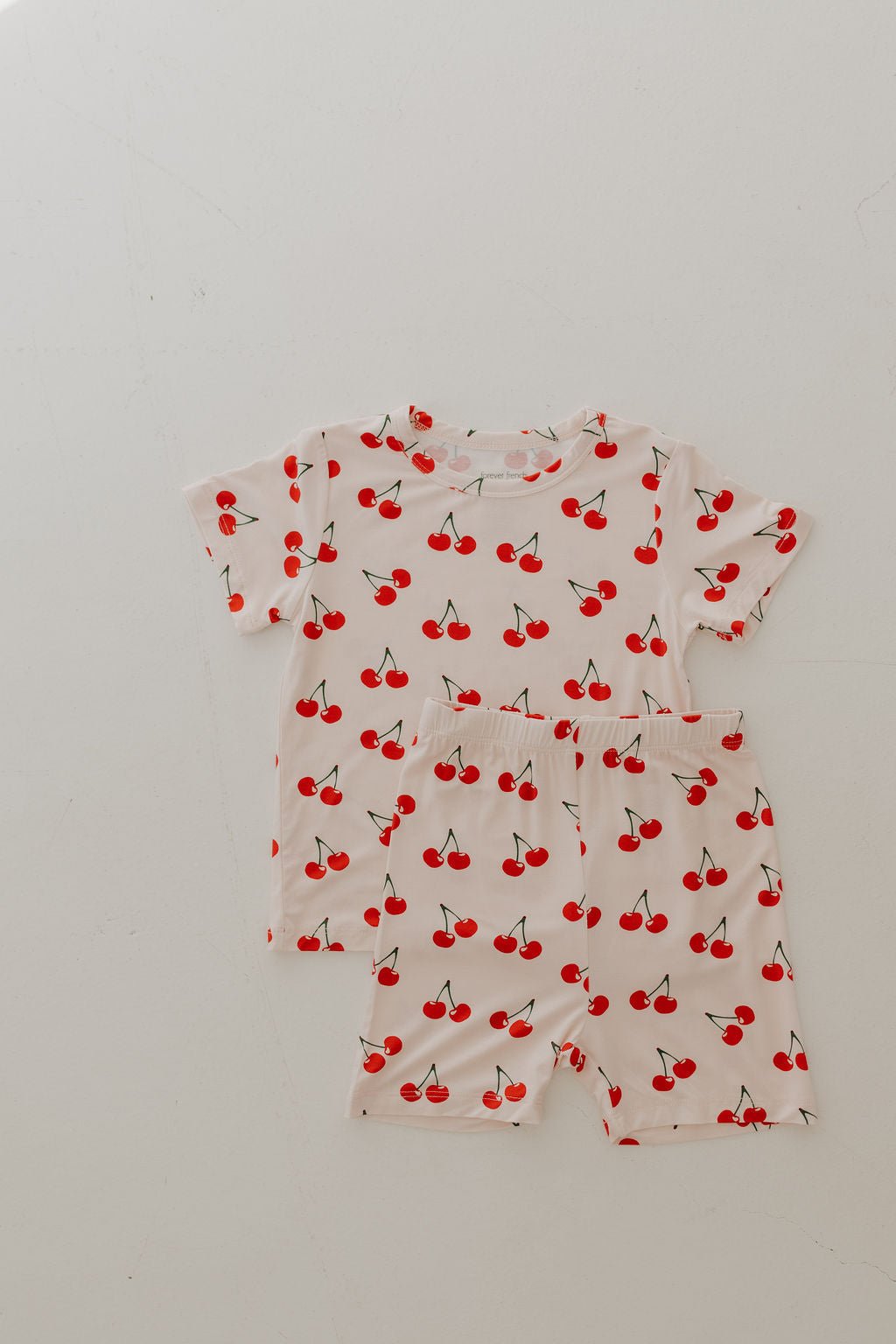 Bamboo Short Set | Cherry Orchard - Tenth & Pine - Short Set - 2/3 Years - forever french baby