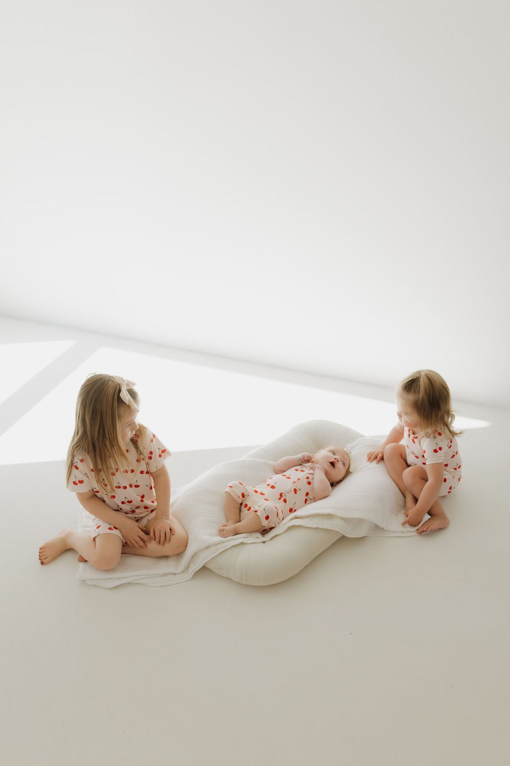 Bamboo Short Set | Cherry Orchard - Tenth & Pine - Short Set - 2/3 Years - forever french baby