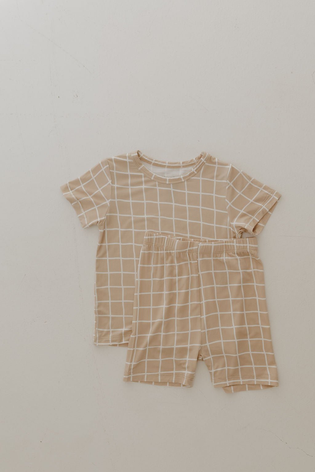 Bamboo Short Set | Grid - Tenth & Pine - Short Set - 2/3 Years - forever french baby