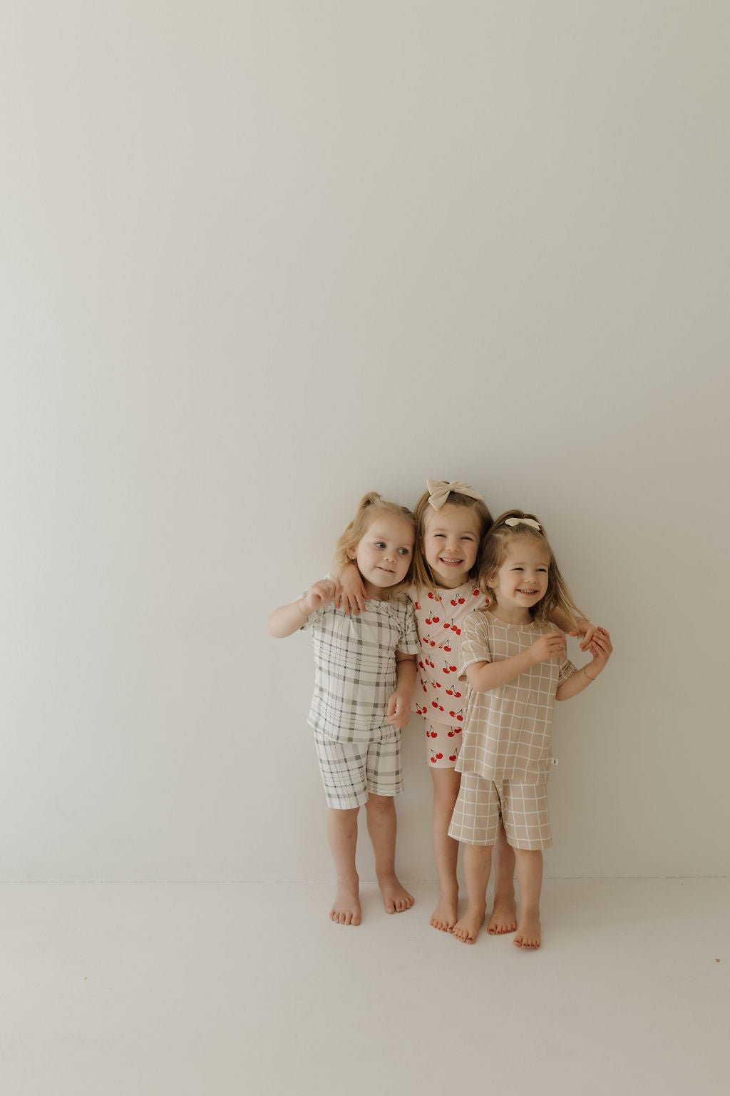 Bamboo Short Set | Grid - Tenth & Pine - Short Set - 2/3 Years - forever french baby