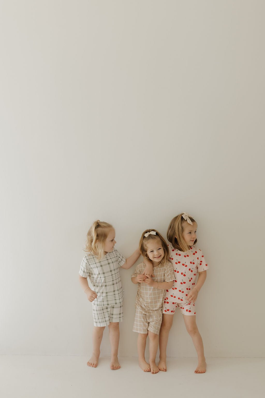 Bamboo Short Set | Grid - Tenth & Pine - Short Set - 2/3 Years - forever french baby