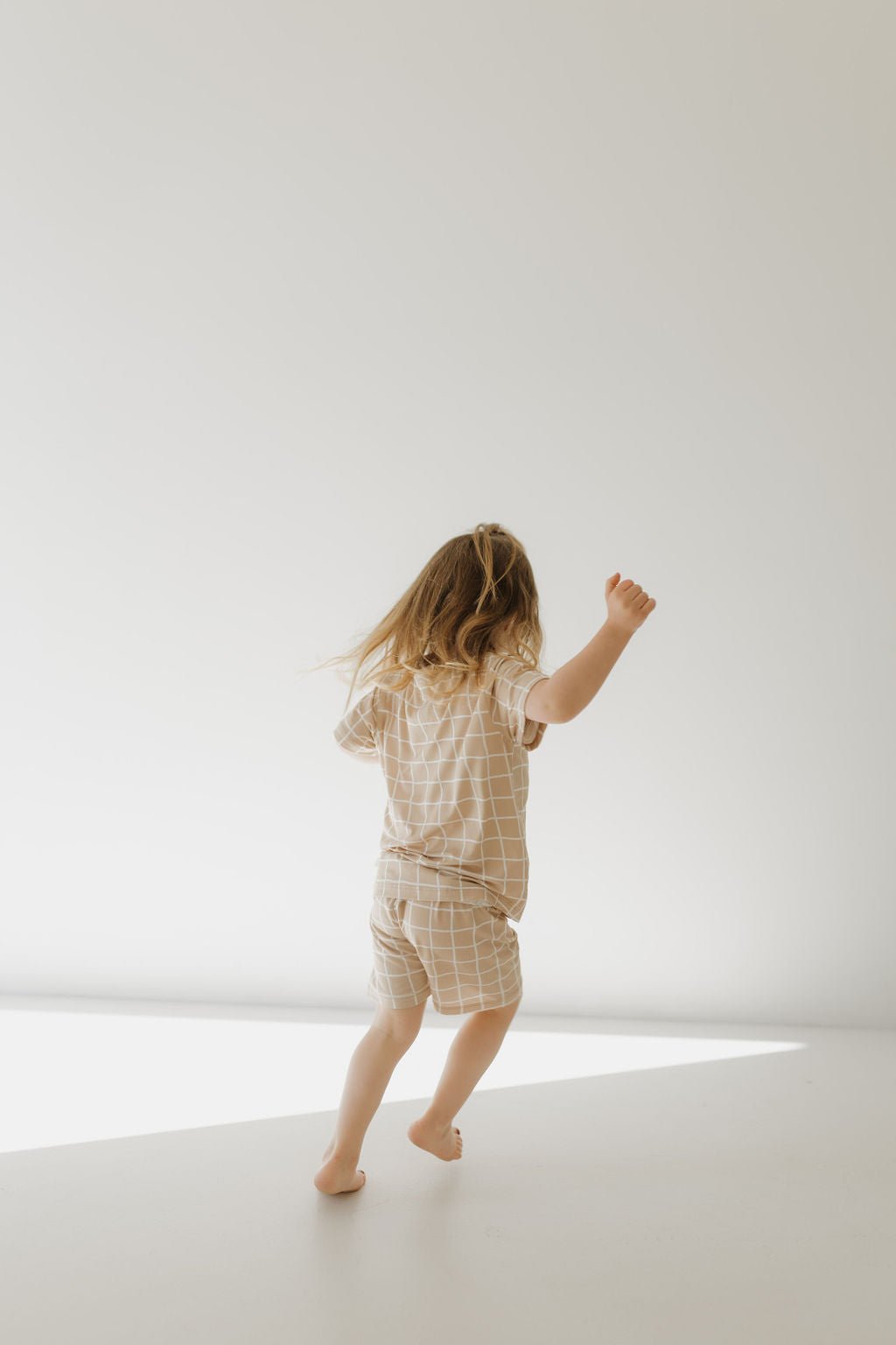 Bamboo Short Set | Grid - Tenth & Pine - Short Set - 2/3 Years - forever french baby