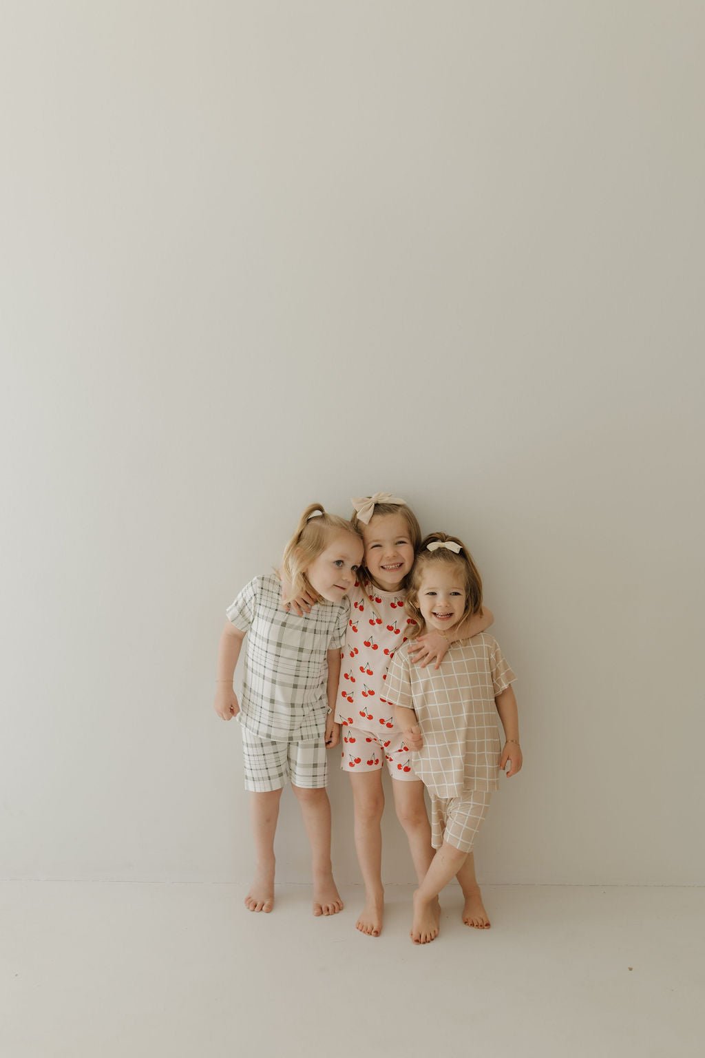 Bamboo Short Set | Grid - Tenth & Pine - Short Set - 2/3 Years - forever french baby