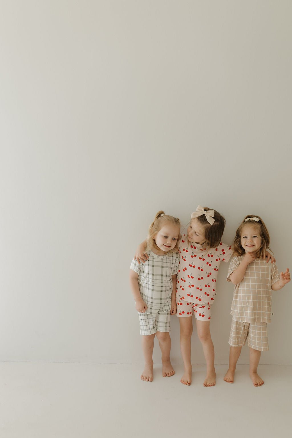 Bamboo Short Set | Grid - Tenth & Pine - Short Set - 2/3 Years - forever french baby