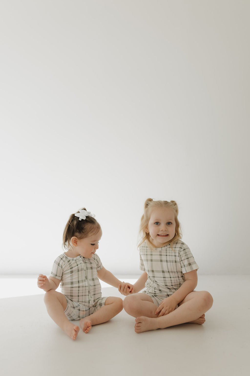 Bamboo Short Set | Picnic Plaid - Tenth & Pine - Short Set - 2/3 Years - forever french baby