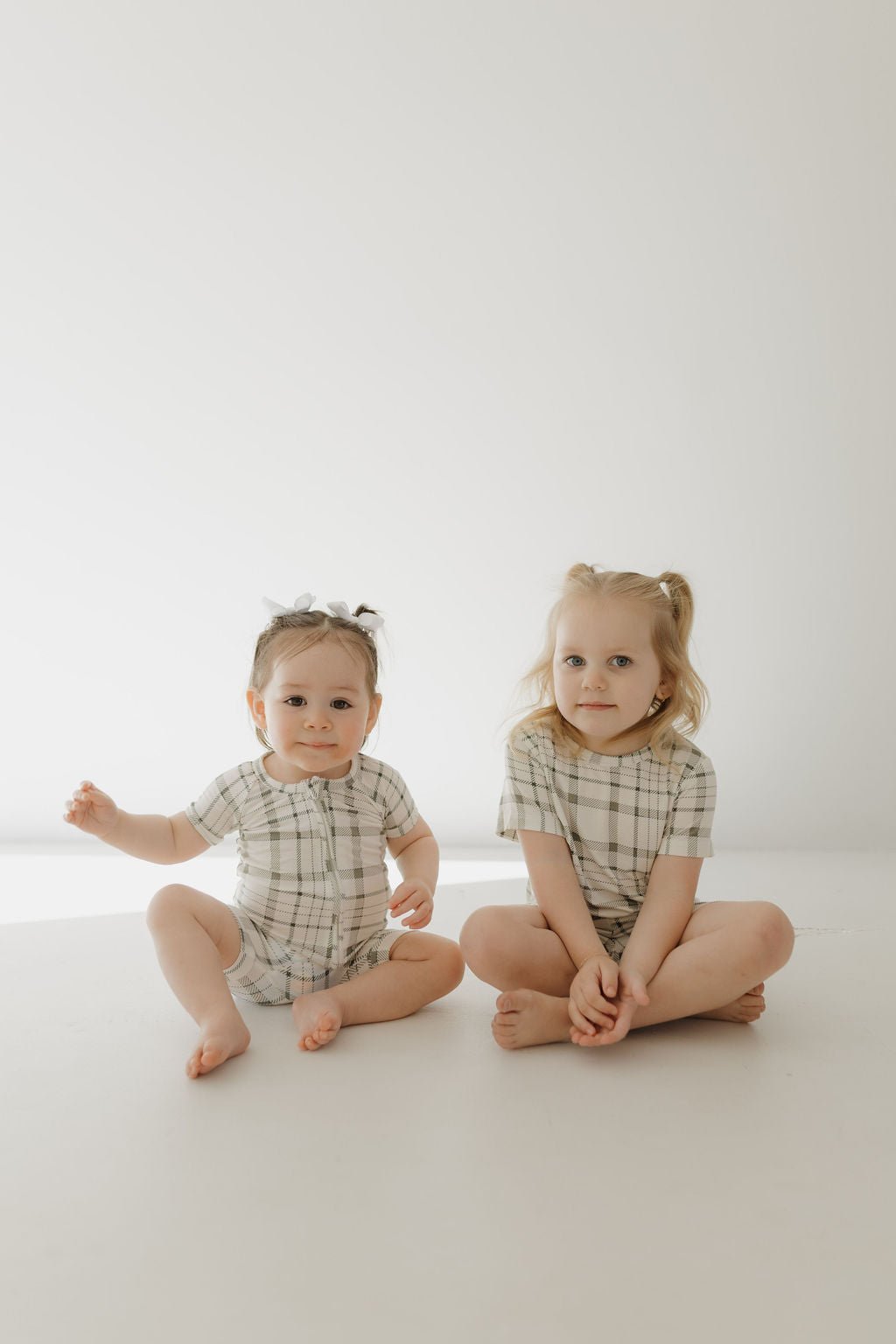 Bamboo Short Set | Picnic Plaid - Tenth & Pine - Short Set - 2/3 Years - forever french baby