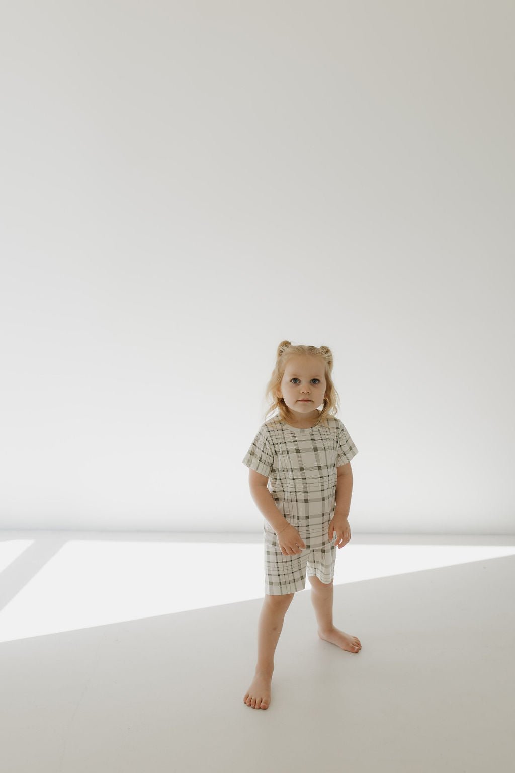 Bamboo Short Set | Picnic Plaid - Tenth & Pine - Short Set - 2/3 Years - forever french baby
