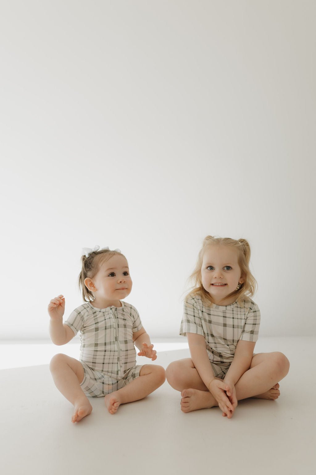Bamboo Short Set | Picnic Plaid - Tenth & Pine - Short Set - 2/3 Years - forever french baby