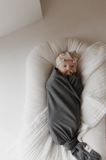 Bamboo Swaddle | Shadow - Tenth &amp; Pine - Bamboo Swaddle - 