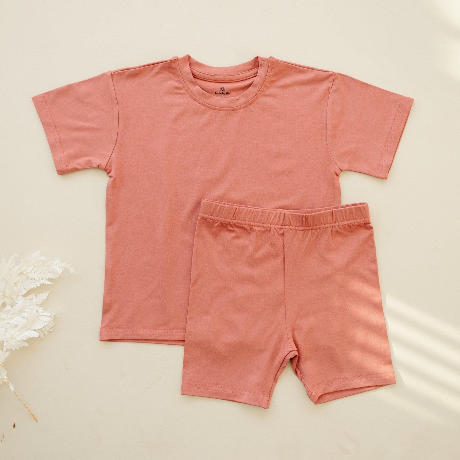 Bamboo Tee &amp; Bike Shorts - sold as separates