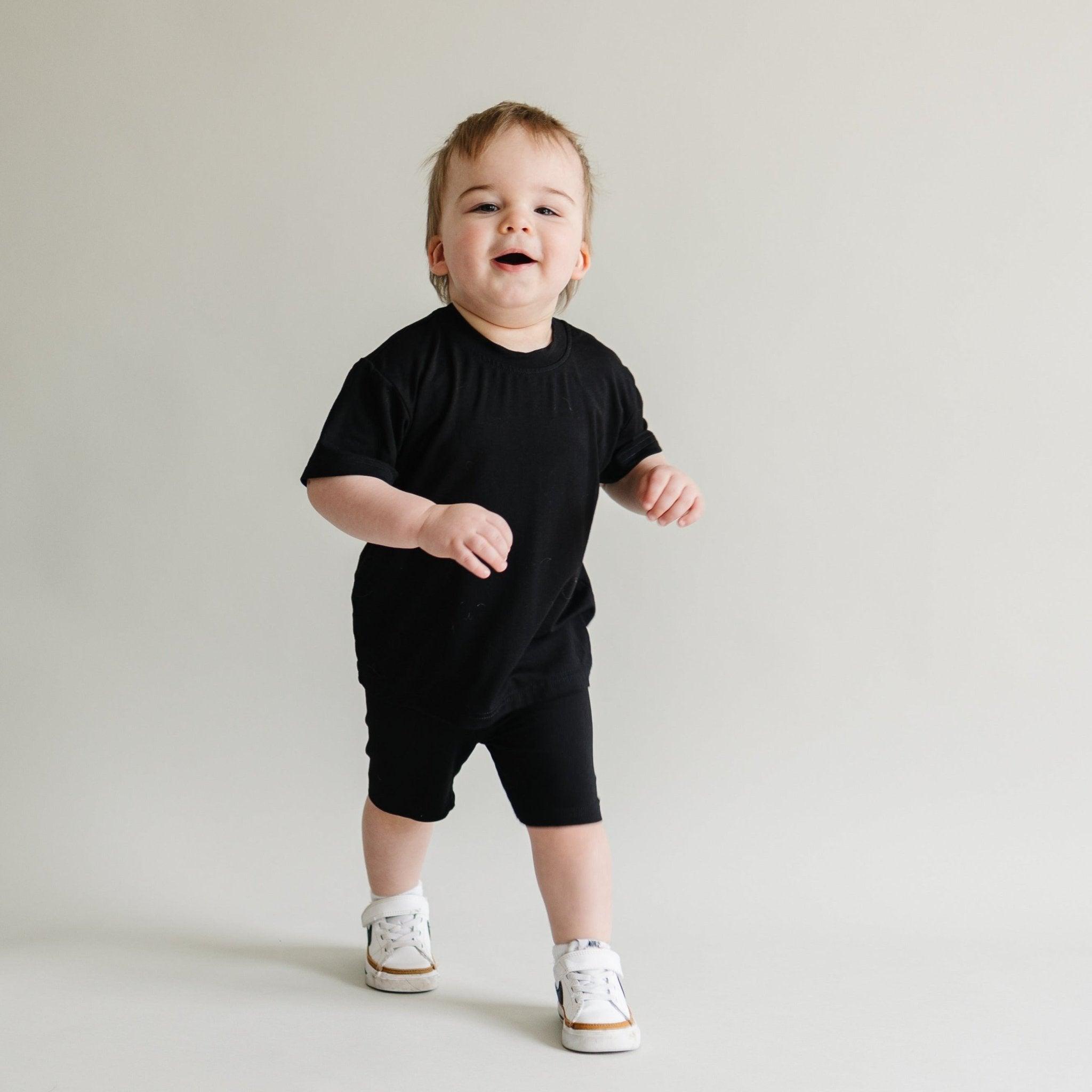 Bamboo Tee &amp; Bike Shorts - sold as separates